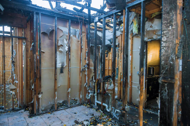 Professional Soot Cleanup technician working in Landover Hills, MD
